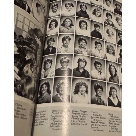 1986-87 Barnwell Junior High Yearbook St Charles MO Francis Howell District - Picture 5 of 8